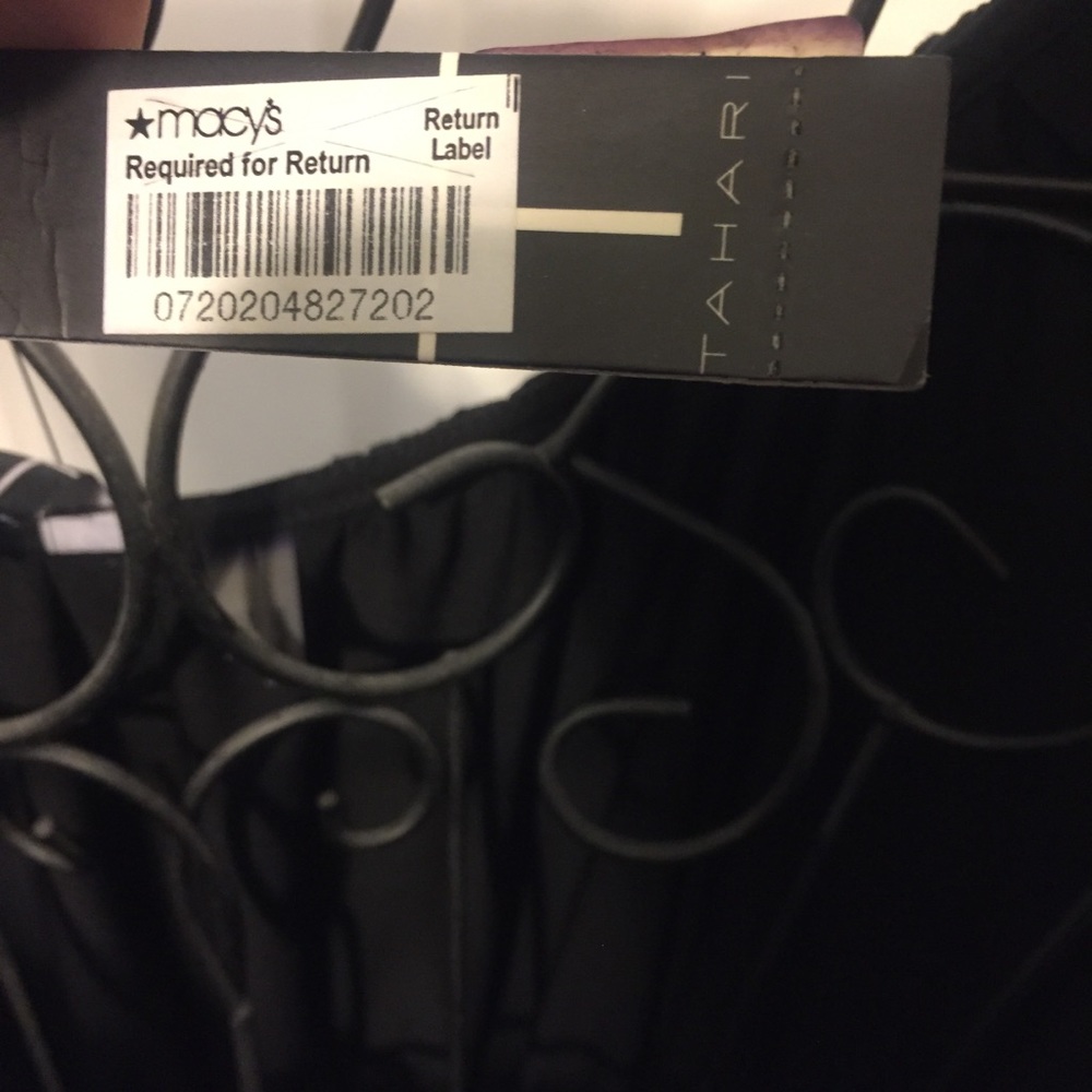 Vintage black tahari dress - Picture 7 of 8